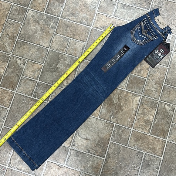 Adiktd Low Rise Wide Leg Jeans Reinforced Precision Seams Quality Hardware - Picture 16 of 16